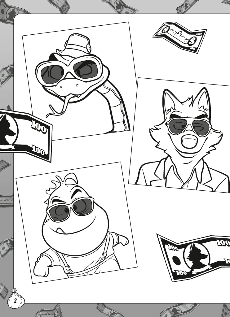 Les bad guys - Mes super coloriages