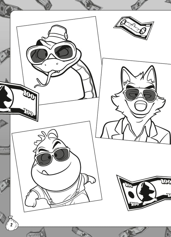 Les bad guys - Mes super coloriages