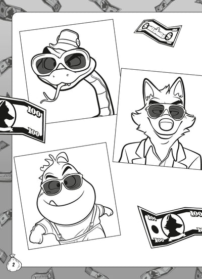 Les bad guys - Mes super coloriages