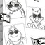 Les bad guys - Mes super coloriages