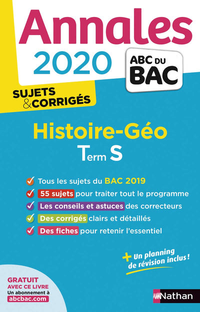 Annales ABC du Bac 2020 Histoire-Géographie Term S