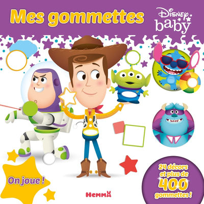 Disney Baby - Mes gommettes - On joue ! - Livre de gommettes - Dès 3 ans