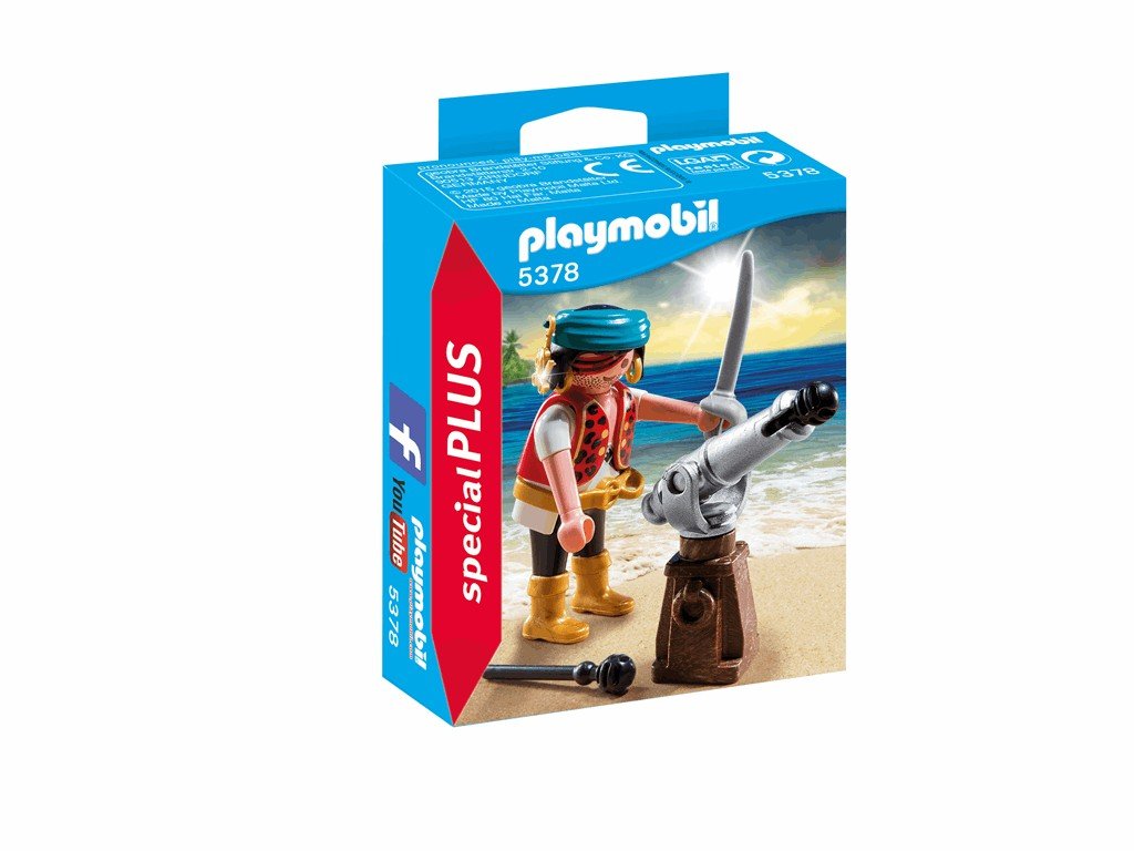 Playmobil - 5378 - Canonnier des Pirates Figurine Autre Norme