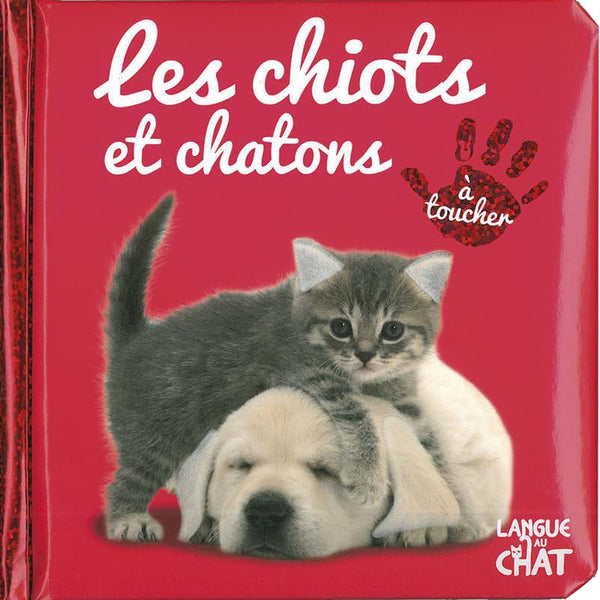 Bébé touche-à-tout - Les chiots et chatons - Imagier photo avec matières à toucher - Animaux - Dès 12 mois
