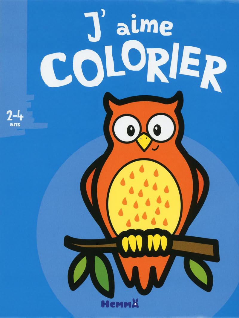 J'AIME COLORIER 2-4 ANS (HIBOU