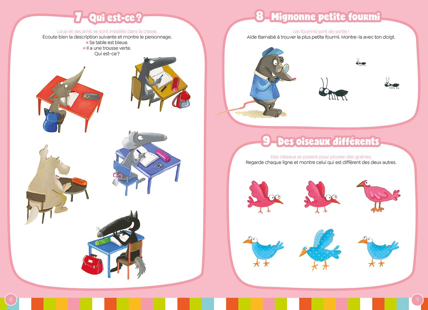 125 jeux avec loup avant l'école et vers la ps - cahier de vacances 2025