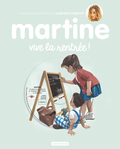 Martine, vive la rentrée !: édition 2018, avec CD ! (Livres CD) (French Edition)