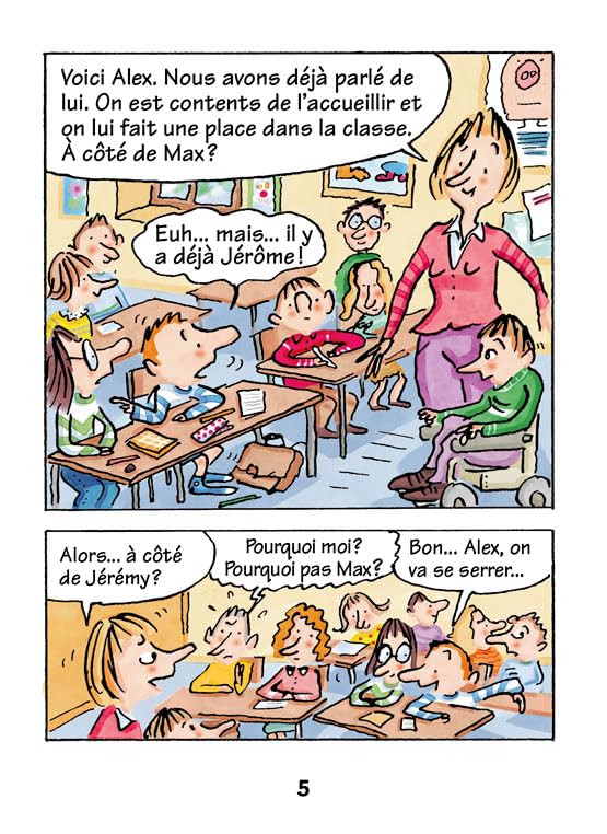 Alex est handicapé