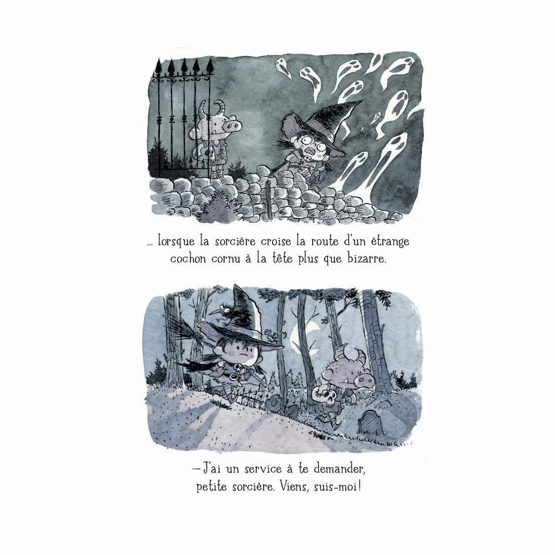 Comment Mélissandre, la petite sorcière, découvrit le secret du bonheur