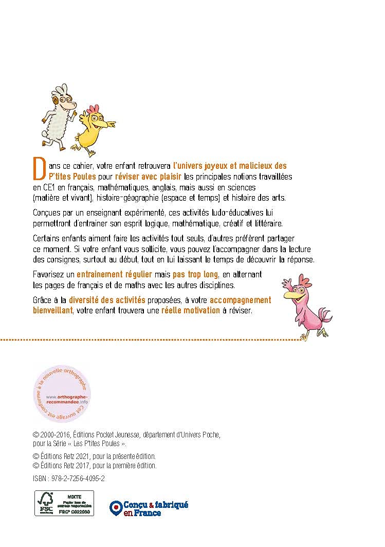 JE REVISE AVEC LES P'TITES POULES 7-8 ANS