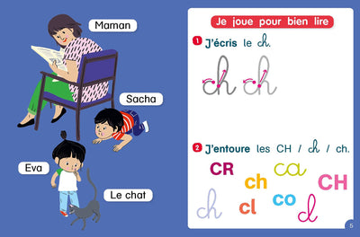 Je rentre en CP - Je déchiffre - Sacha joue à cache-cache - Dès 5 ans