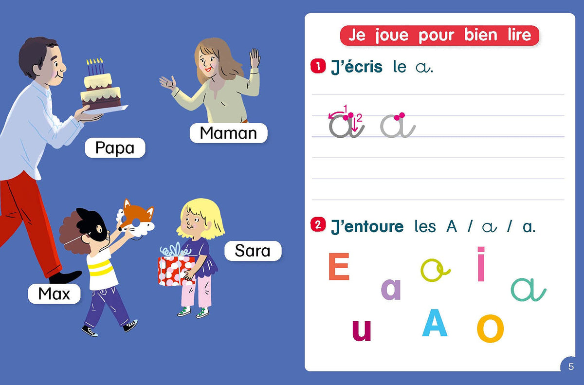 Je rentre en CP - Je déchiffre - L'anniversaire de Max - Dès 5 ans