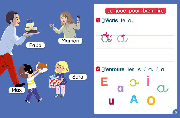 Je rentre en CP - Je déchiffre - L'anniversaire de Max - Dès 5 ans
