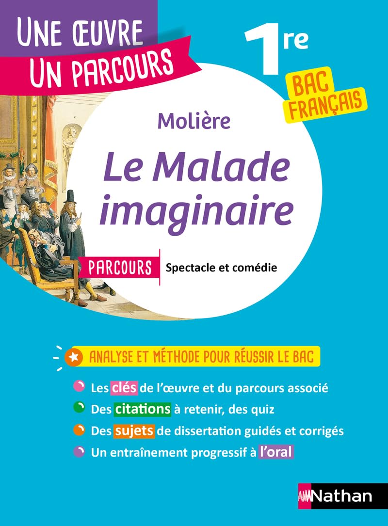 Analyse et étude de l'oeuvre - Le Malade Imaginaire de Molière - Réussir son BAC Français 1re - Parcours associé Spectacle et comédie - Une oeuvre, un parcours (6)