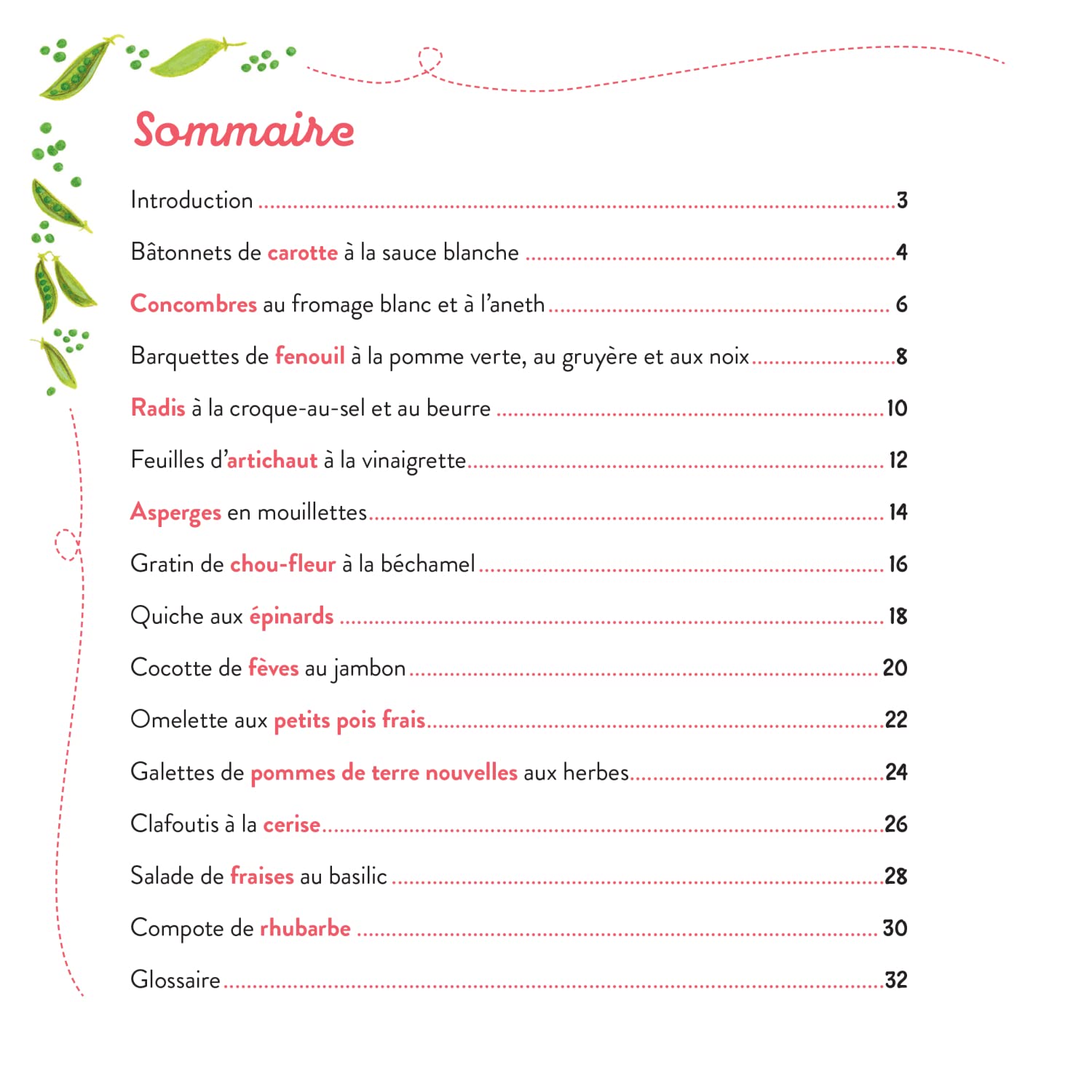 Mes premières recettes de printemps