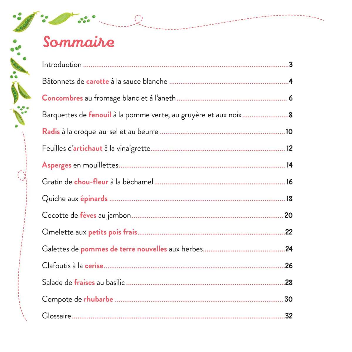 Mes premières recettes de printemps