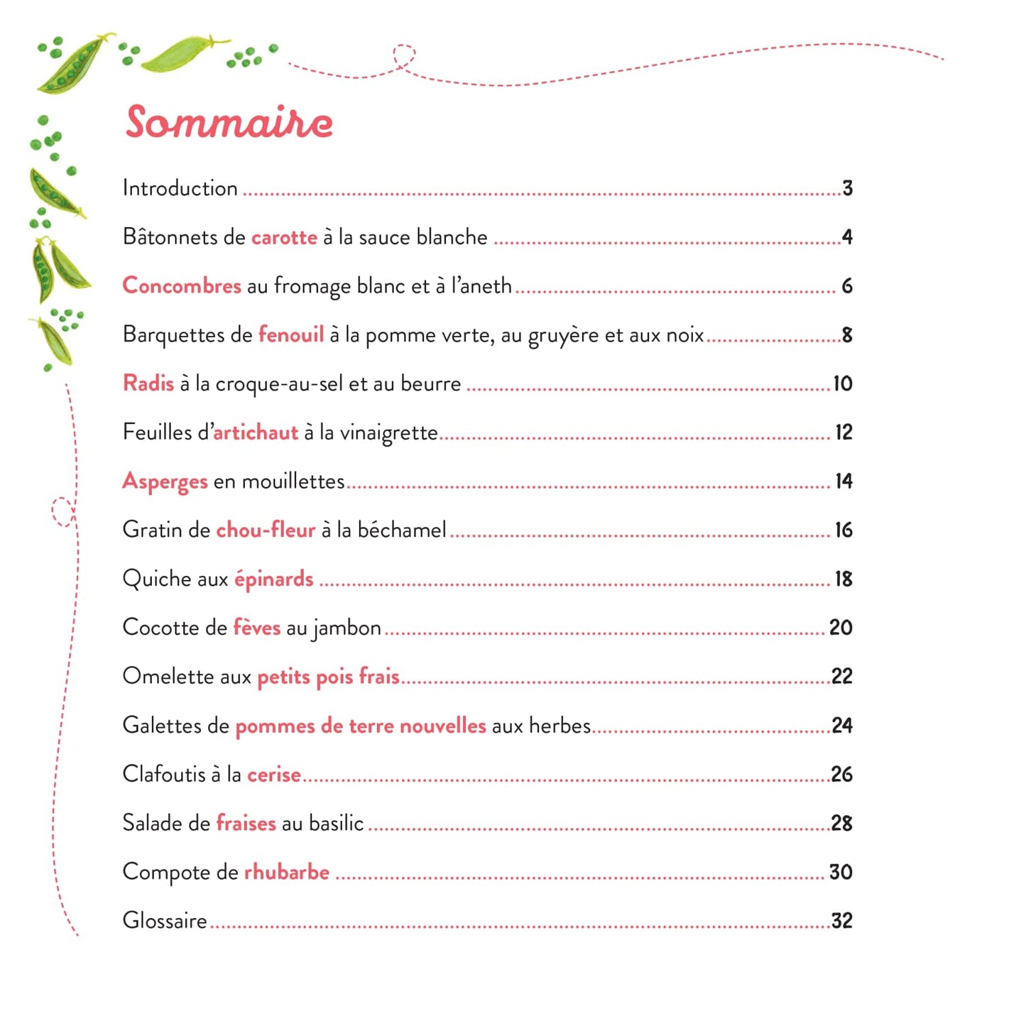 Mes premières recettes de printemps