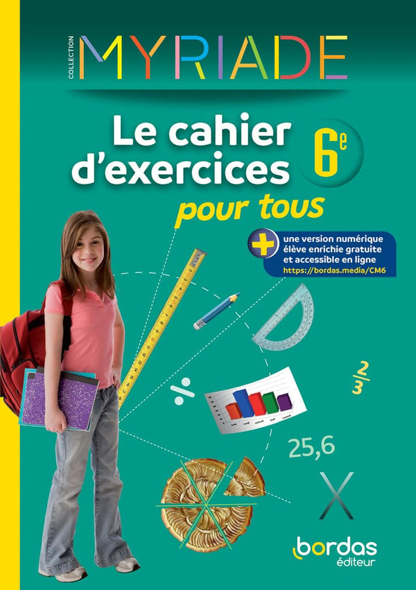 Myriade Le cahier d'exercices pour tous 6e
