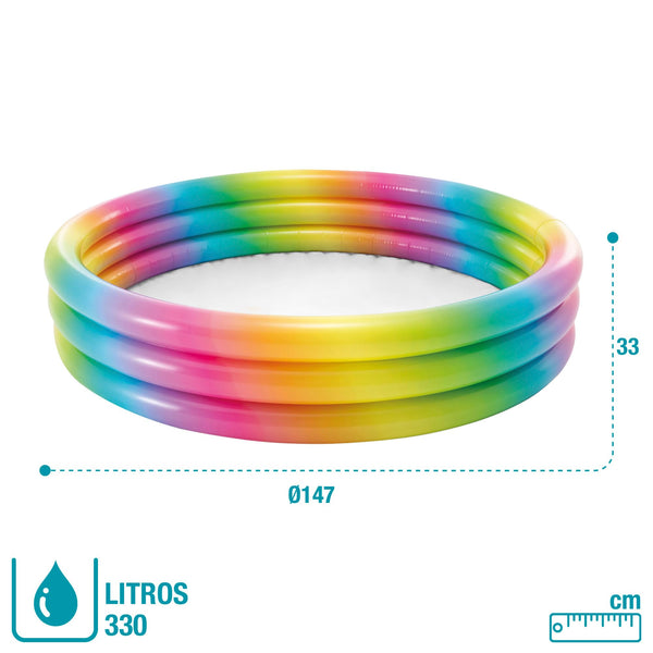 Intex - 58439NP - Piscinette Rainbow (Ø)147Cm