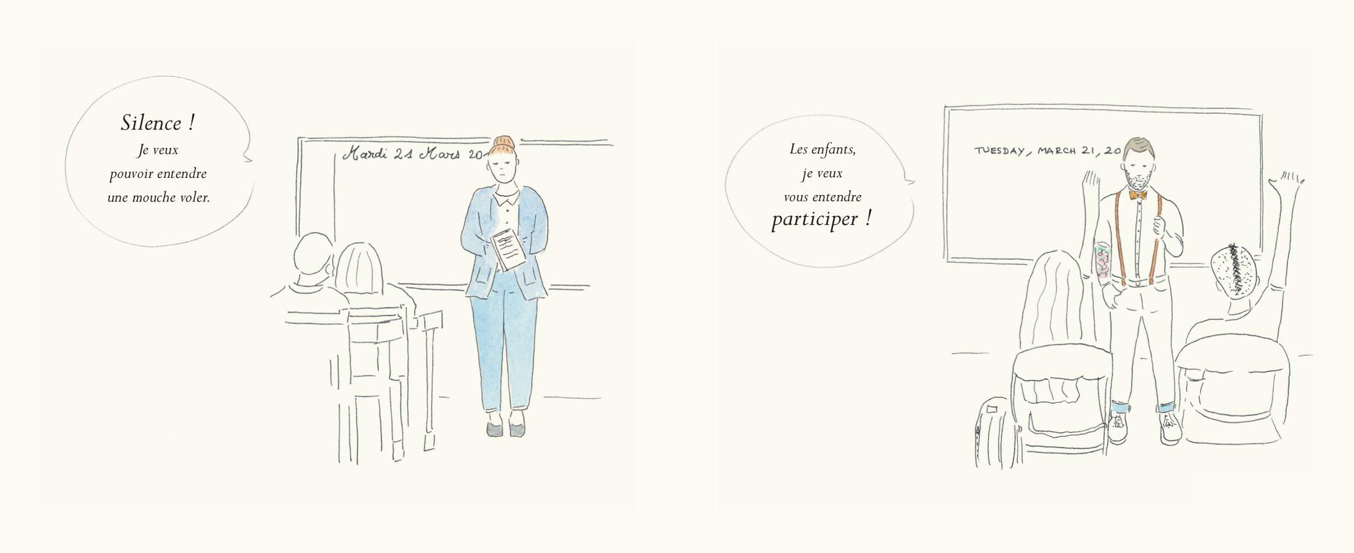 Say Bonjour to the lady: Être parents à Paris ou à New York
