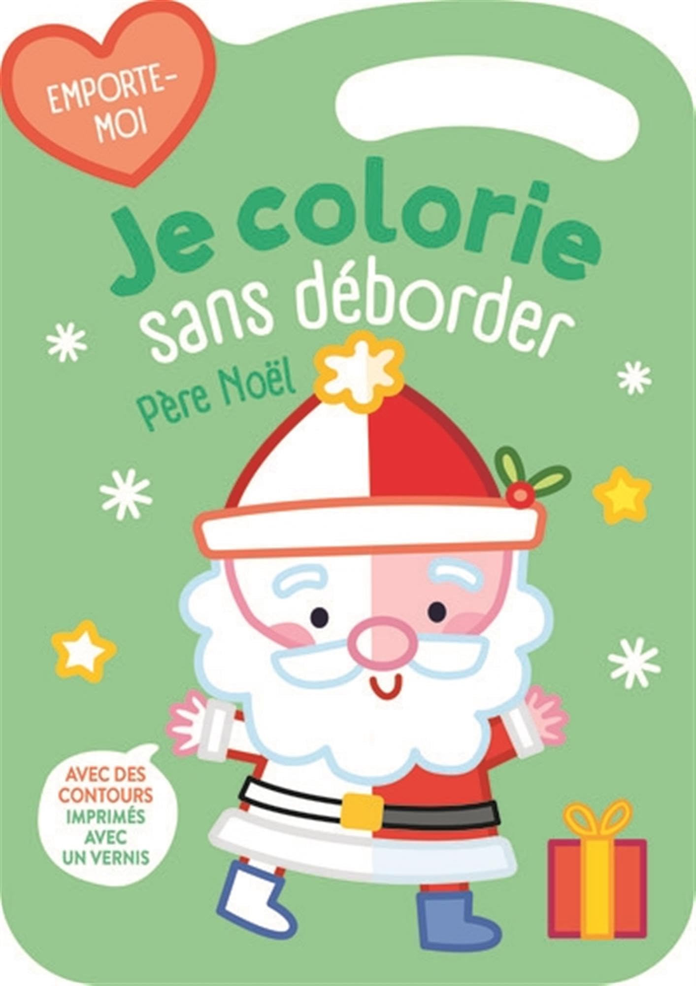 Je colorie sans déborder - Père Noël