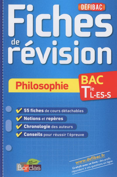 DéfiBac - Fiches de révision - Philosophie Terminale L-ES-S