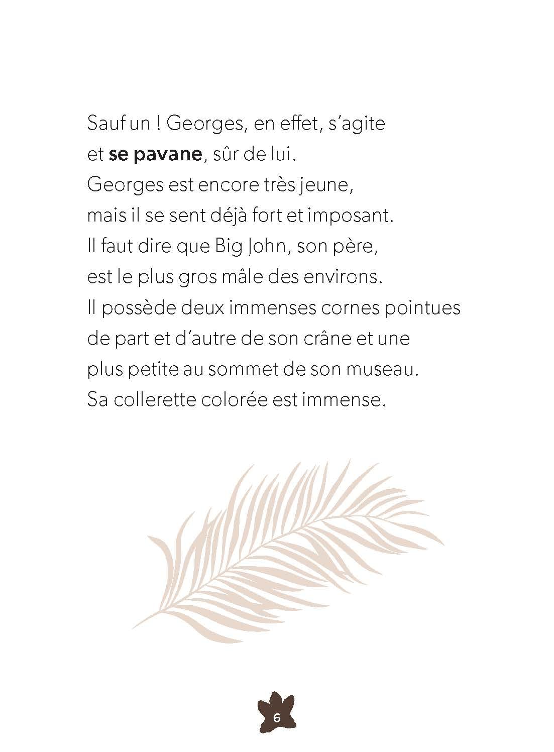 Un jeune tricératops téméraire