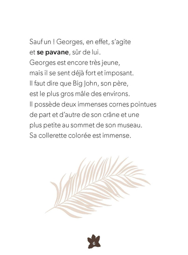 Un jeune tricératops téméraire
