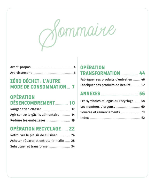 Opération zéro déchet