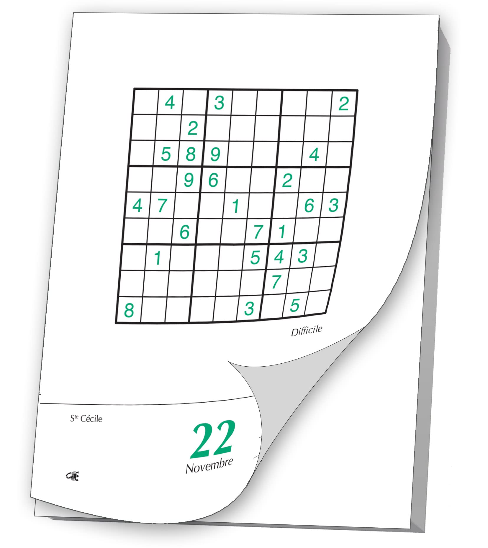 Calendrier Almaniak Sudoku 2023 : 1 grille par jour