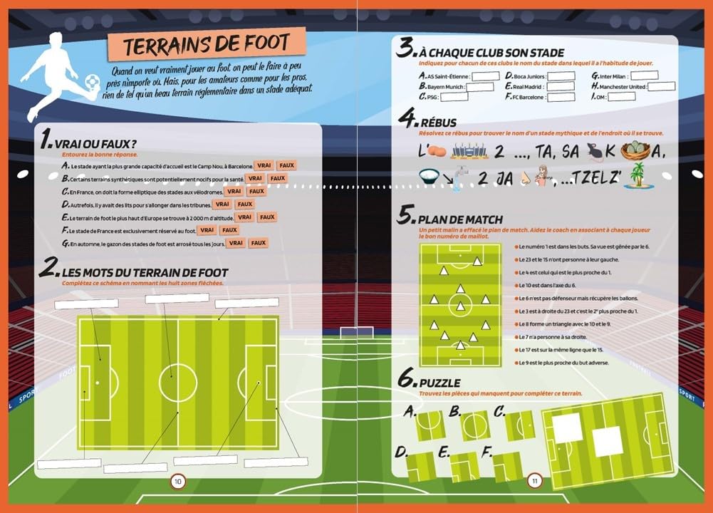 Cahier de vacances telefoot 2024