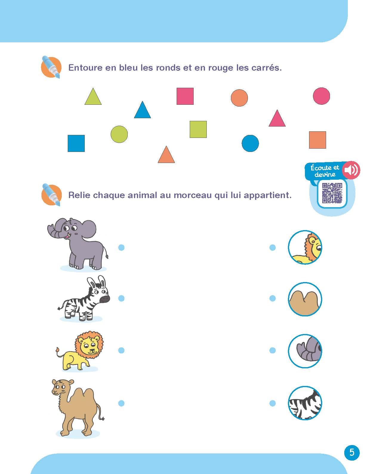 Maths Moyenne section 4-5 ans - A la maternelle: Les premiers apprentissages de la maternelle