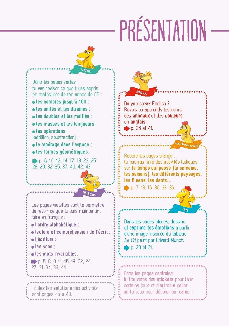 JE REVISE AVES LES P'TITES POULES 6-7 ANS