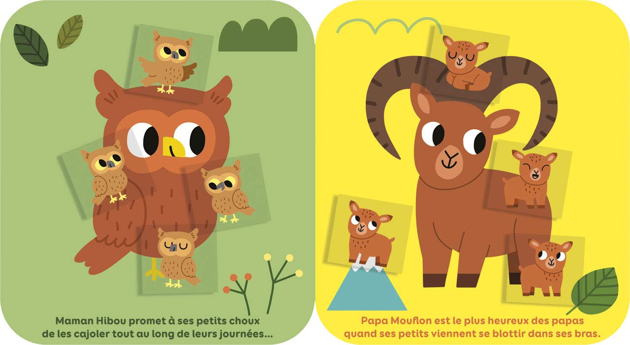 Autocollants câlins: Les animaux de la montagne - Dès 18 mois