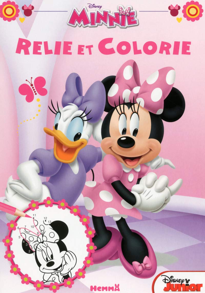Disney - Minnie Junior - Relie et colorie