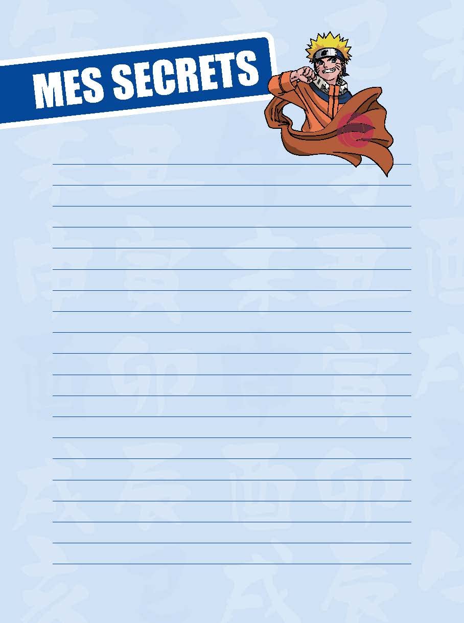 Carnet secret - Naruto