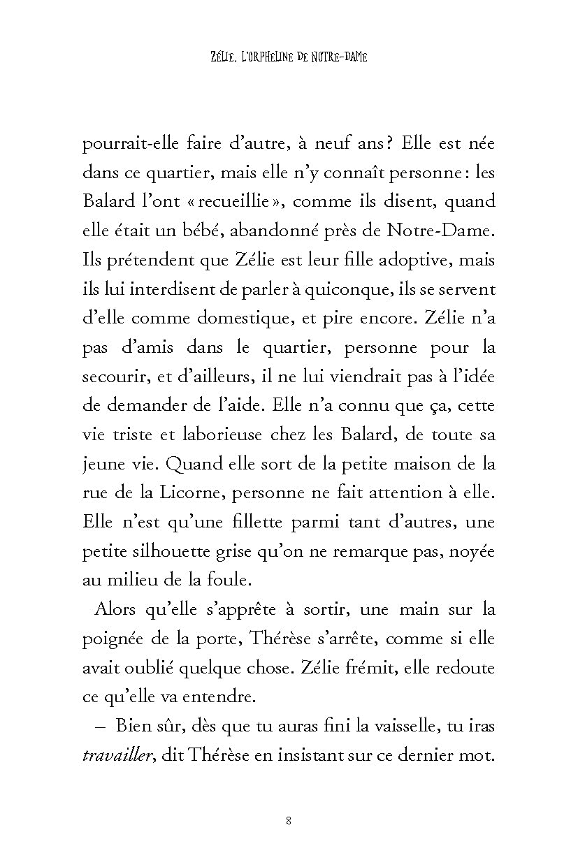 Zélie, l orpheline de Notre-Dame