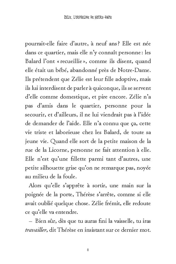 Zélie, l orpheline de Notre-Dame