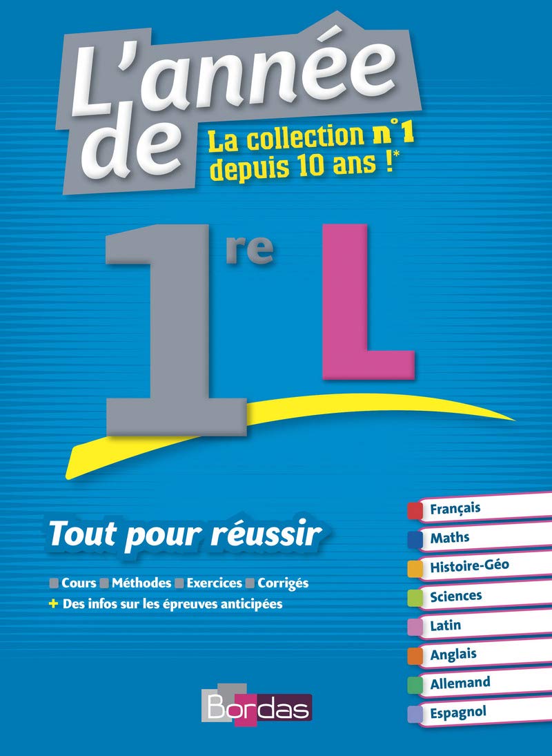 L'ANNEE DE 1ERE L