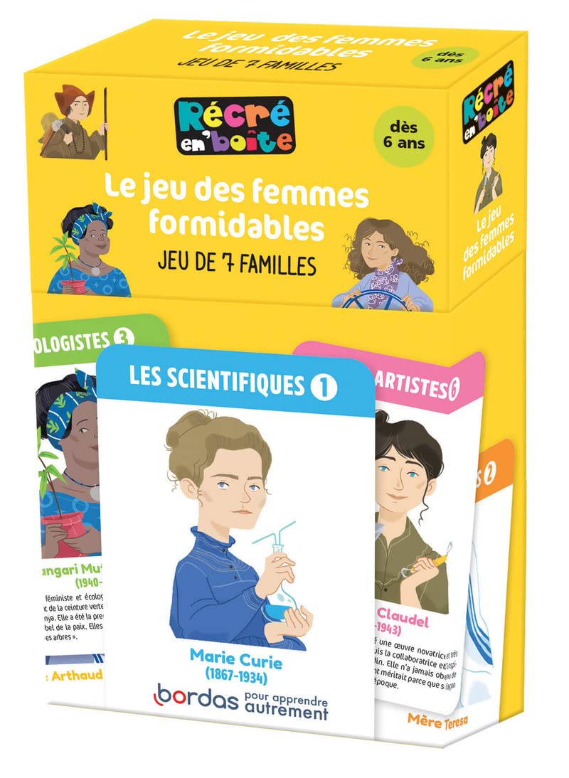 Récré en Boîte - Jeu des Femmes Formidables - dès 6 ans