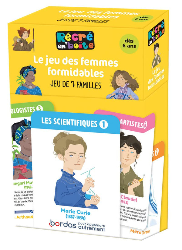 Récré en Boîte - Jeu des Femmes Formidables - dès 6 ans