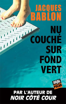 Nu couché sur fond vert