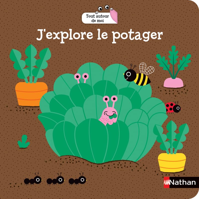 J'explore le potager - Livre d'éveil à Flaps - Dès 18 mois
