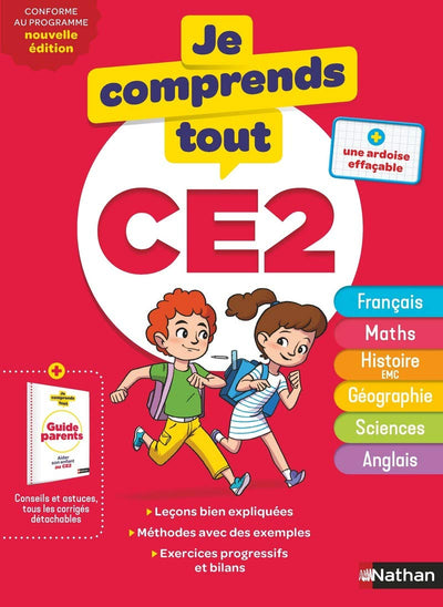 Je comprends tout CE2 - Tout en un (cours + exercices) pour réviser tout le programme du CE2 dans toutes les matières