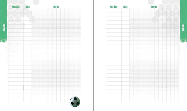 Agenda de textes Football
