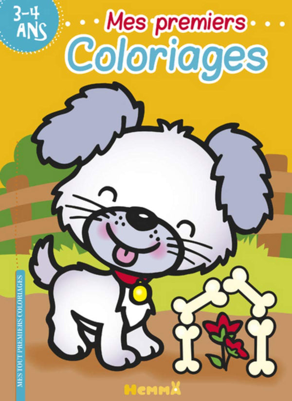 Mes premiers coloriages (3-4 ans) (Chien blanc)