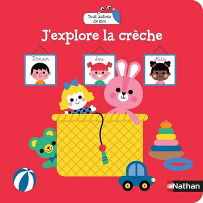 J'explore la crèche - Livre d'éveil à Flaps - Dès 18 mois