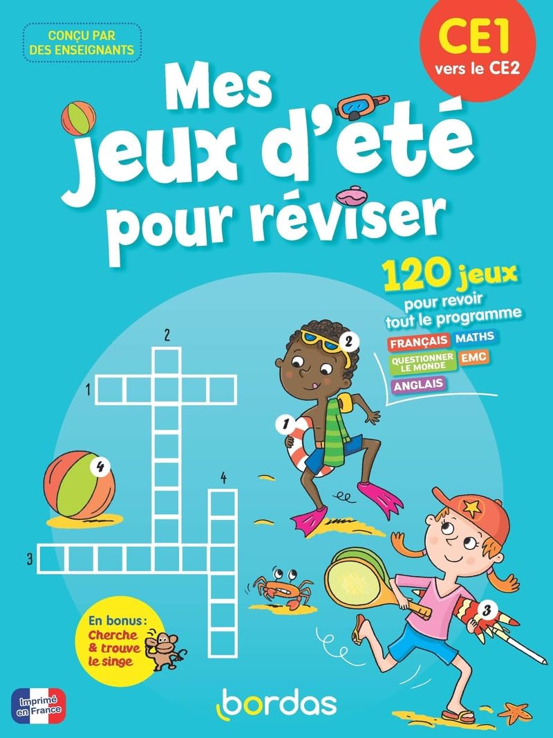 Mes jeux d'été pour réviser - Je rentre en CE2