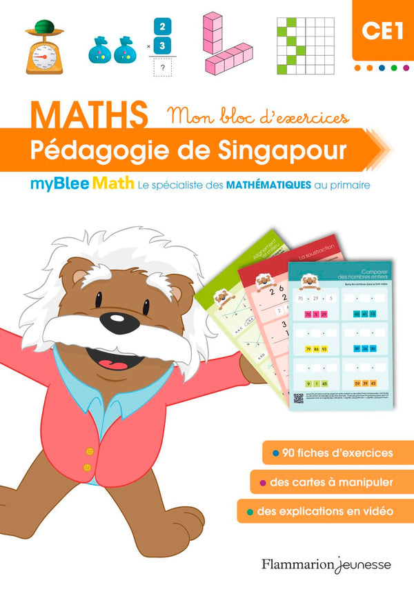 MyBlee Math - Mon bloc d'exercices CE1 - Pédagogie de Singapour