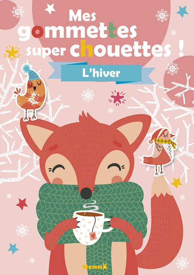 Mes gommettes super chouettes ! - L'hiver - Livre de décors à compléter avec des gommettes - Dès 3 ans